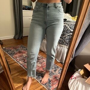 Abercrombie Curve Love Ankle Straight Jeans
